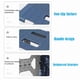 thumbnail image 4 of Silla de seguridad plegable para bañera y ducha para personas mayores, color azul, 4 of 7