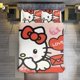 thumbnail image 1 of Hello Kitty BE MINE LOVE 3 Pieces Duvet Cover Set Full Size Super Soft Fade Resistant Microfiber, 1 of 3