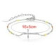 thumbnail image 3 of Pulsera HESHPAWS S925 Sterling Silver Cross Ajustable Plateado, 3 of 3