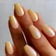 thumbnail image 1 of Purpurina color champán Joyvvew, cromada, cuadrada, mediana, de Press On Nails, 1 of 5