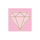 thumbnail image 1 of Servilleta Forma Diamante - 20 Unidades, 1 of 1