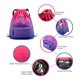 thumbnail image 5 of Mochila de gimnasio con cordón XMRSOY Bolsa de nailon resistente al agua, 5 of 6