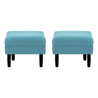 Bodevir - Set Pouf Sky 1C Felpa 00 Turquesa