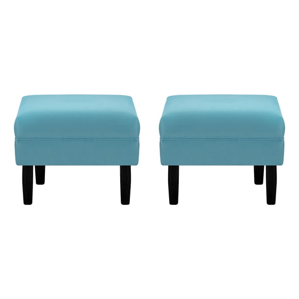 Set Pouf Sky 1c Felpa 00 Turquesa