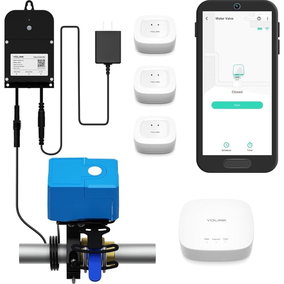 Kit De Sistema Inteligente De Protección Contra Fugas De Agua Con Robot De Válvulas Bulldog