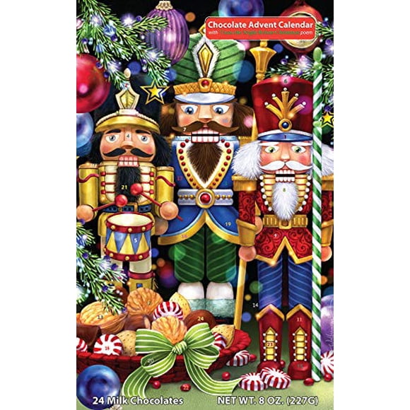 Calendario de Adviento Vermont Christmas Company Cascanueces Chocolates