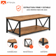 thumbnail image 5 of Mesa De Centro 2 Niveles 120x60x45cm Minimalista Decorativa, 5 of 10