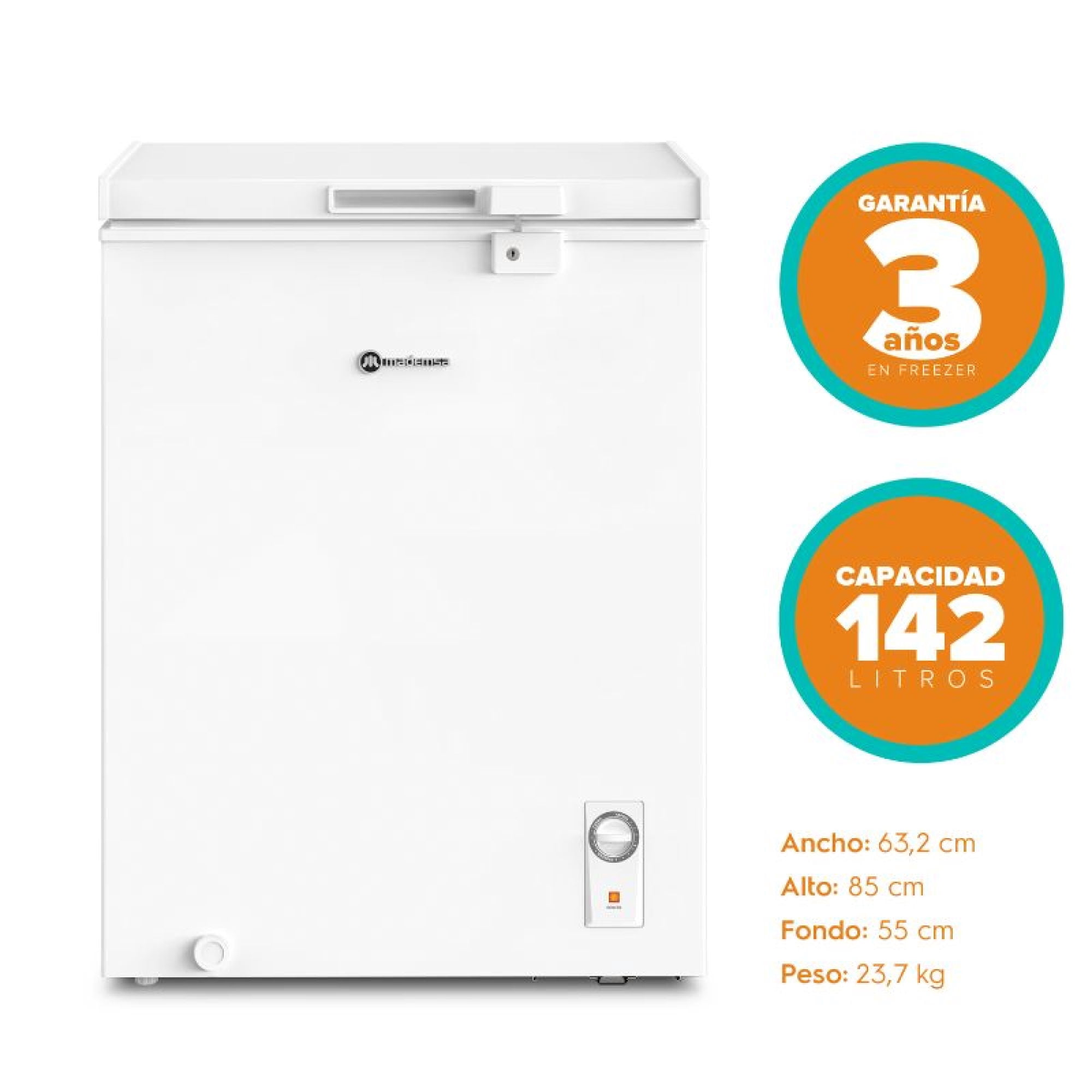 Mademsa - Freezer Horizontal / M150D 142 Litros