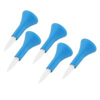 Ioensy - 5 Soportes Para Tees De Golf De Goma Para Conducción, Práctica De Entrenamiento Al Aire Libre En Casa, Color Blanco