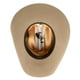 thumbnail image 5 of Sombrero vaquero Stetson Oakridge 2X de fieltro de lana color piedra, talla 7 1/2, 5 of 6