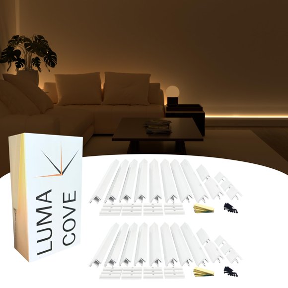 Luz de Cadena Luma Cove Kit Modular de Canales 5 m Blanco