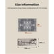 thumbnail image 3 of Alfombra AMADA HOMEFURNISHING 140x183 cm Gris/Dorado Vintage, 3 of 8
