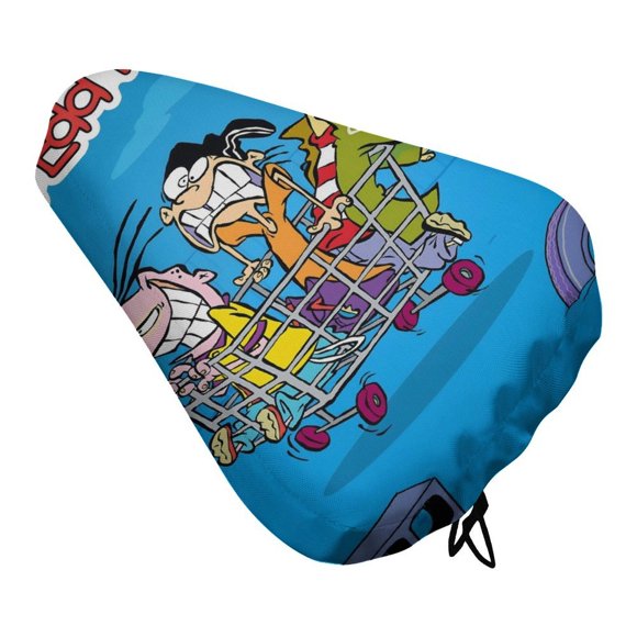 Ed, Edd y Eddy Funda de Asiento de Bicicleta Impermeable, Cojín Elástico Suave, Protector contra Lluvia, Polvo y UV