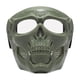 thumbnail image 1 of Máscara De Gafas De Calavera Ajustable Para Esquiar, Nevar, Motociclismo, Accesorio De Película, Lente Transparente Verde, 1 of 5