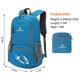 thumbnail image 2 of Mochila FENGDONG 35L Plegable Impermeable Azul, 2 of 6