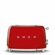 thumbnail image 1 of Tostadora SMEG TSF01RDUS, 2 rebanadas, 6 presets, defrost, roja, 1 of 3