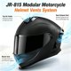 thumbnail image 4 of Casco Integral MXJ Gear L con Visera Dual y Mecanismo Abatible, 4 of 8