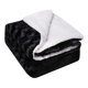 thumbnail image 2 of Espesar La Manta De Terciopelo De Cordero Lana De Cordero De Terciopelo Lujoso Para Dormitorio Infantil Negro, 2 of 5