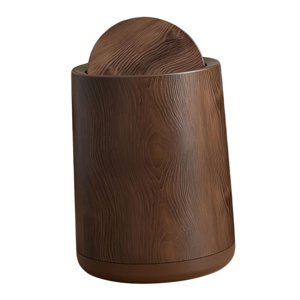 Magideal - Residuos Contenedor De Basura De Basura Cesta De Papel Doméstico Redonda Reutilizable Bin De Basura Doméstica Removible Para El Baño Para El Baño De L 250 Mm X 310 Mm