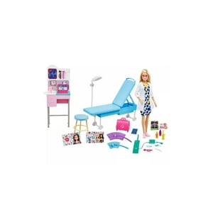 Muñeca Barbie Medical Doctor Deluxe Con Set De Juego De 30,40 Cm Con Acc