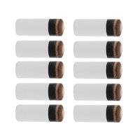 Ioensy - 10 Uds. Puntas De Taco De Billar Atornilladas Virolas De Repuesto De Alta Calidad Puntas De Tornillo De 12Mm