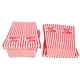 thumbnail image 4 of Recipientes para palomitas GSM Brands (paquete de 100), 1,7 L, blanco/rojo, 4 of 5