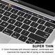 thumbnail image 3 of Protector de teclado ultrafino compatible con MacBook Pro con Touch Bar de 13/15 pulgadas (A1706/A1707) - Diseño estadounidense, 3 of 8