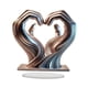 thumbnail image 5 of Figura De Gestos De Mano Artesanía De Amor Estatua Para El Dedo Para La Oficina De Novia De La Estantería, 5 of 5