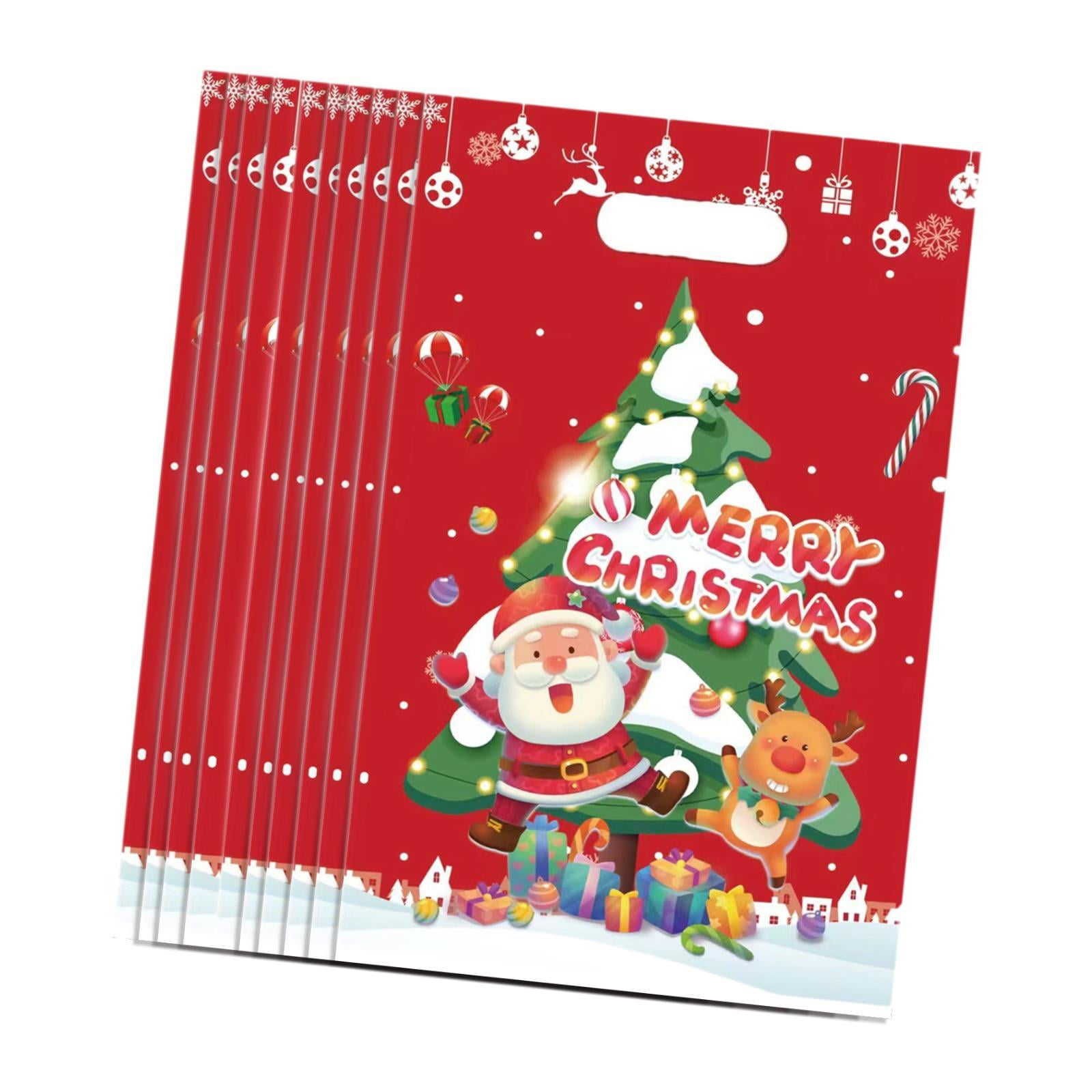 Bothyi - 10 Bolsas De Regalo De Navidad, Bolsa De Regalo, Bolsa De Mano Para Envolver Regalos, Bolsa De Mano, Estilo C