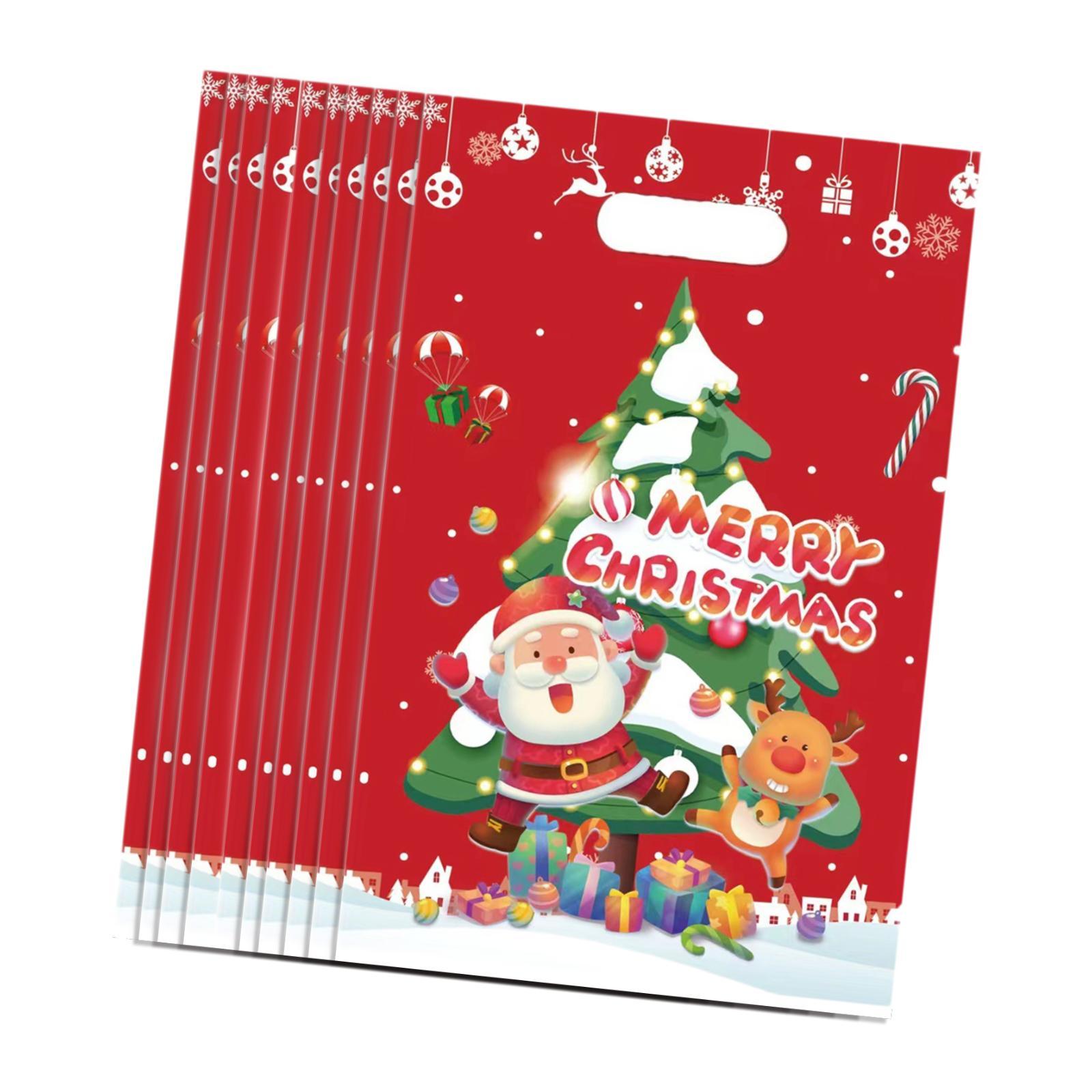 Bothyi - 10 Bolsas De Regalo De Navidad, Bolsa De Regalo, Bolsa De Mano Para Envolver Regalos, Bolsa De Mano, Estilo C