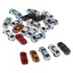 thumbnail image 2 of 20x kit de coche modelo pintado accesorios de mesa de arena estacionamiento paisaje calle, 2 of 6