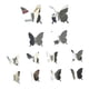 thumbnail image 2 of 12 Uds Espejo Mariposas Pegatina Espejo Pared Pegatina Para Puerta Dormitorio Ventana, 2 of 5