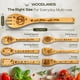 thumbnail image 4 of Juego de utensilios de cocina de bambú de 6 piezas WOODLANDS USA, 4 of 9