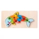 thumbnail image 1 of Wooden Early Education Cognition Children's Educational Toys Building Blocks Wooden Animal Traffic Shape Matching 3d Three-dimensional Puzzle, 1 of 5