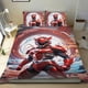 thumbnail image 1 of Power Rangers Conjunto de sábanas temático, trío de piezas, cómodo y amigable con la piel, diseño único, regalo de decoración para el hogar para familiares, amigos y fans,173cm *218cm, 1 of 6