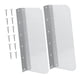 thumbnail image 2 of 2 Protectores Laterales De Acero Inoxidable Contra Salpicaduras Para Lavabo De Baño, 2 of 5