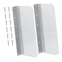 Magideal - 2 Protectores Contra Salpicaduras De Acero Inoxidable Para Fregadero, Protector Contra Salpicaduras, Protector De Montaje En Pared Para Tiendas, Baño, Pequeño