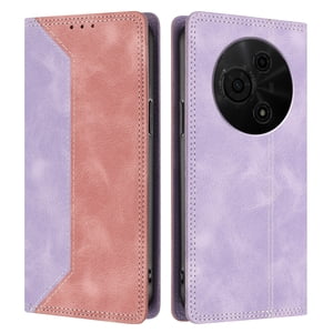 Funda Foxdock Para Tcl 60 Nxtpaper 4G De Cuero Premium Bicolor Con Ranuras Rfid, Carcasa Tipo Billetera Antigolpes Y Soporte Plegable