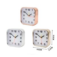 Genérico - Reloj Despertador 9,5X9,5 Cm De Diámetro