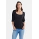 thumbnail image 1 of Polera Mujer Manga Al Codo Texturizada Negro, 1 of 4