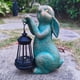thumbnail image 5 of Estatua de jardín JOYBEE Conejo con farol solar para exterior, 5 of 8