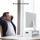 thumbnail image 2 of Soporte de Monitor de Madera BONTEC 2 Niveles Blanco 14,2 cm, 2 of 3