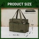 thumbnail image 2 of Bolsa Para Herramientas Con Estructura Metálica Lona Encerada Color Verde Militar, 2 of 7