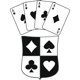 thumbnail image 1 of Decomural Ace Shield Card Games Poker WS-19368, 1 of 2