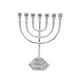thumbnail image 4 of Portavelas Menorah Con 7 Ramas Centro De Mesa Shabat Candelabros Argent, 4 of 5
