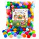 thumbnail image 1 of Pompones Caydo 2,5 cm 400 piezas 20 colores a granel, 1 of 7