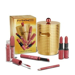 Set De Lápices Labiales Mac Stay Curious Party Crew Vault