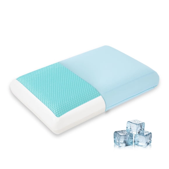 Almohada viscoelástica de gel refrescante EGOHOME con funda reversible