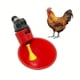 thumbnail image 2 of 24pcs Automatic Chicken Waterer Large, Chicken Water Feeder Kit With Drill Bit, Poultry Waterer Cups For Chicks, Chickens, Ducks & Turkeys, 2 of 2