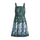 thumbnail image 1 of Delantal De Mujer Falda Para Hornear Jardín Estilo Retro Aseo De Mascotas Delantal De Estilo Chino Verde, 1 of 3